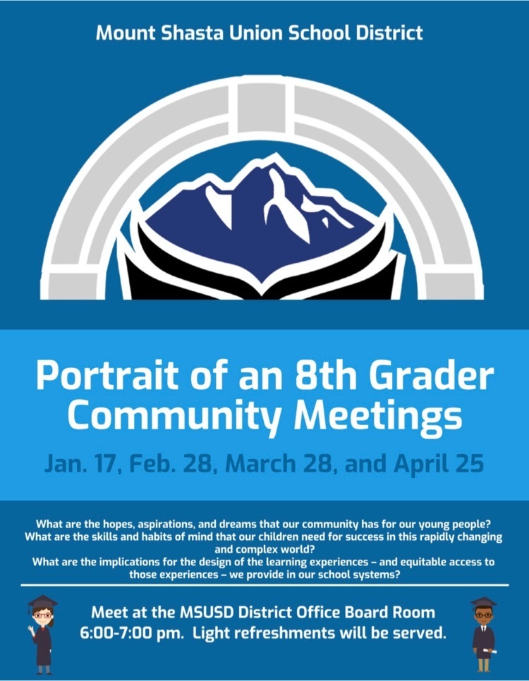 Portrait of an eighth grader informational flyer. Call office for details.